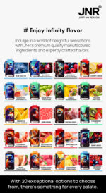 JNR 16k Blackberry Red Raspberry - Fruity berry variety with 16,000 puffs