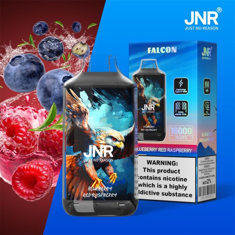 JNR 16k Blackberry Red Raspberry - Fruity berry variety with 16,000 puffs