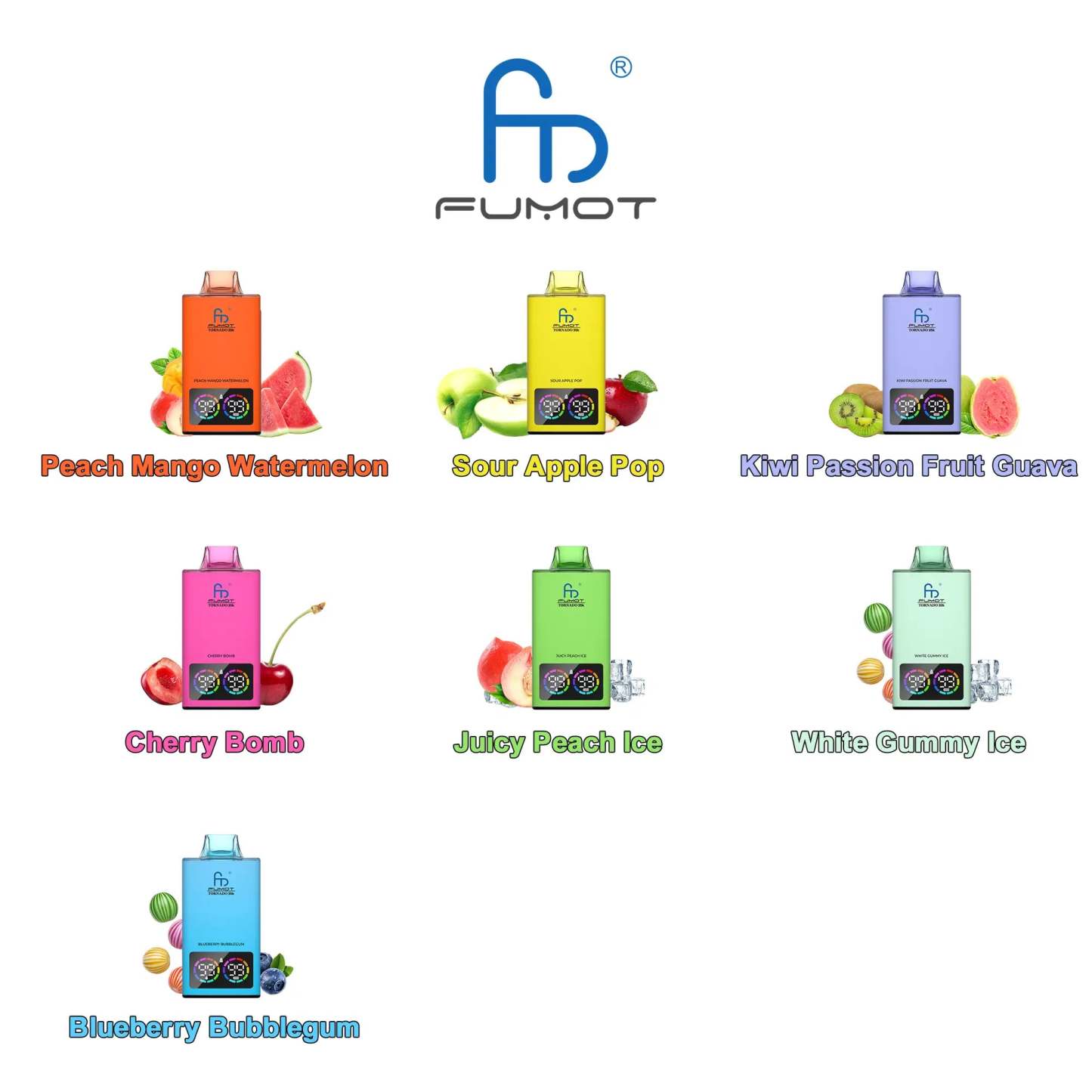 Fumot Tornado 35K Disposable Vape - (1 Vape)