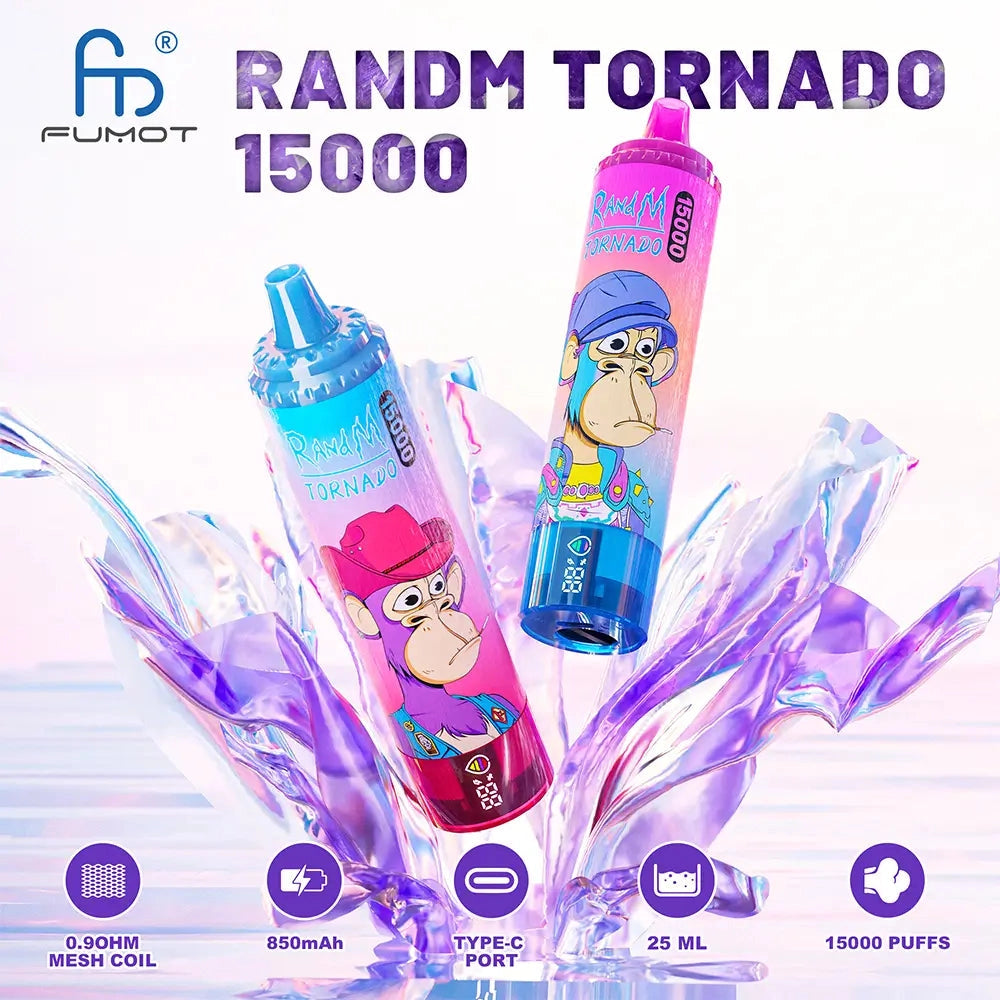 Fumot Tornado 15000 Disposable Vape - 25ML (1 Vape)